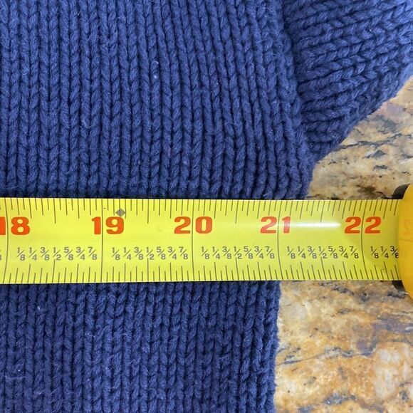 Head 100% cotton V-neck geo print colorful knit pullover sweater size 8 - Picture 8 of 9